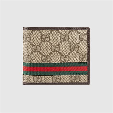 gucci men's gg supreme wallet|Gucci Gg Supreme web wallet.